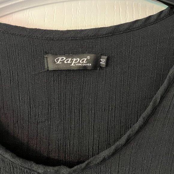 Papa Size M Black Tunic - Picture 2 of 8